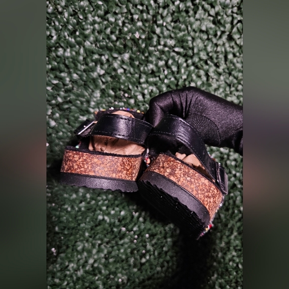 Colorful Beaded "JUNK" or "EVERYTHING" Shoes - Picture 6 of 12